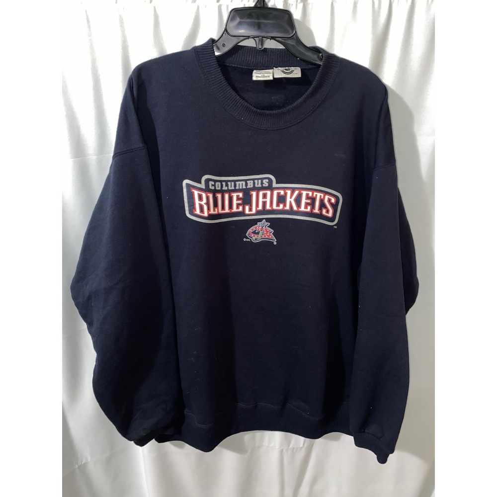 Vintage Columbus Blue Jackets CCM Hockey Crewneck Sweatshirt Large